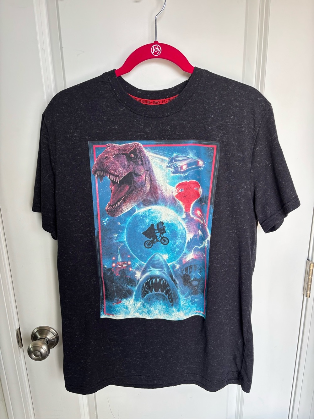 80s Movie Universal Studios Jurassic Park, Jaws, E.T., Back to the Future T-Shir